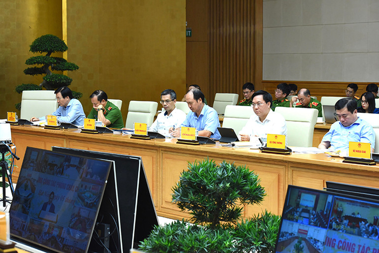 Đại diện lãnh đạo các bộ, ban, ngành tham dự hội nghị.