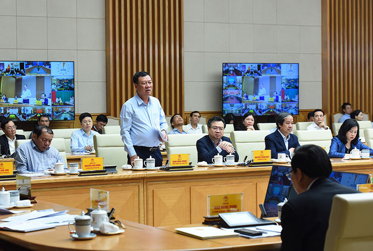 Tổng Thanh tra Chính phủ Đoàn Hồng Phong phát biểu.