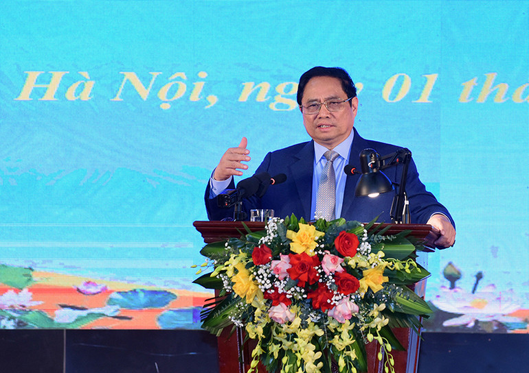 Thủ tướng phát biểu kết luận hội nghị: Công đoàn phải là một kênh tham gia đào tạo, bồi dưỡng nguồn nhân lực cho đất nước.