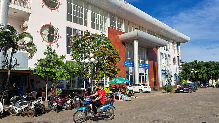 Nhà làm việc ở cảng quốc tế An Thới của Công ty Namas.