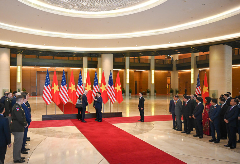 Quang cảnh sự kiện tại Nhà Quốc hội.