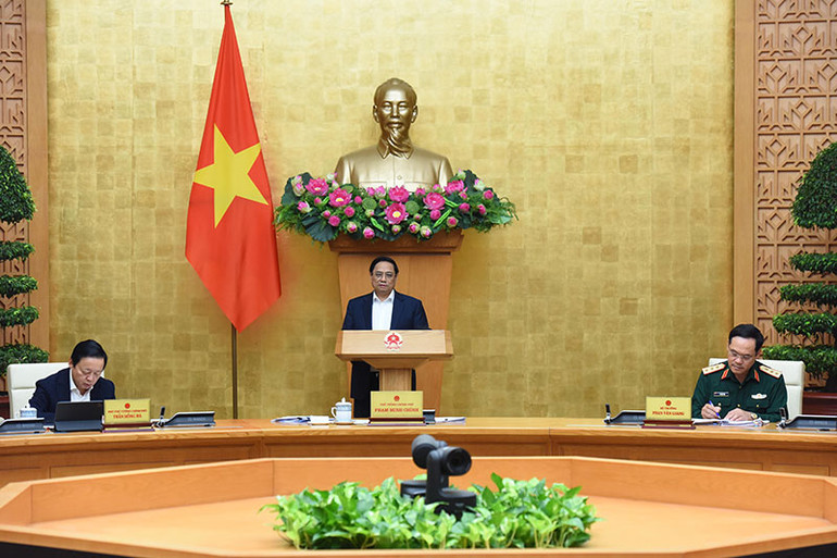 Thủ tướng nhấn mạnh, xây dựng, hoàn thiện thể chế là một trong ba đột phá chiến lược đã được Đảng, Nhà nước xác định.