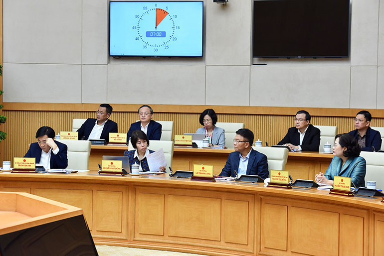 Đại diện lãnh đạo các bộ, ban, ngành tham dự hội nghị.