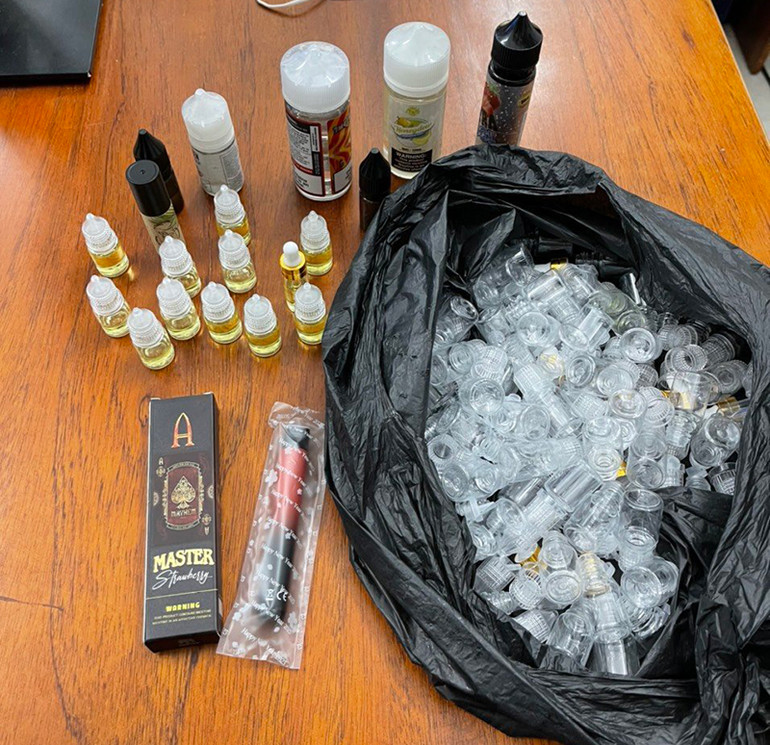 Tang vật thu giữ liên quan đến vụ việc. (Ảnh: Công an cung cấp)