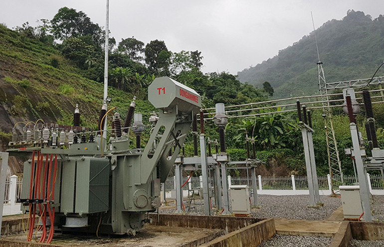 Công trình đưa vào sử dụng sẽ giải quyết được cơ bản vấn đề sự cố mất điện trên địa bàn huyện Nam Trà My.