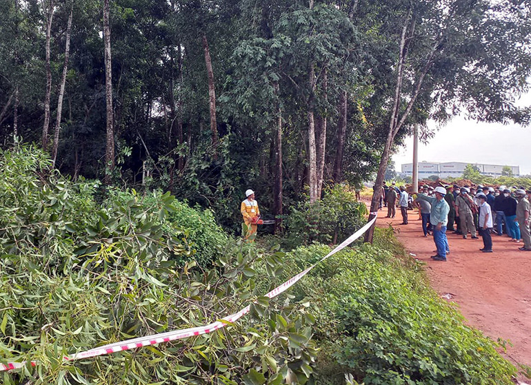 Cưỡng chế giải phóng mặt bằng một trường hợp tại Khu công nghiệp Hố Nai. Cưỡng chế giải phóng mặt bằng một trường hợp tại Khu công nghiệp Hố Nai.