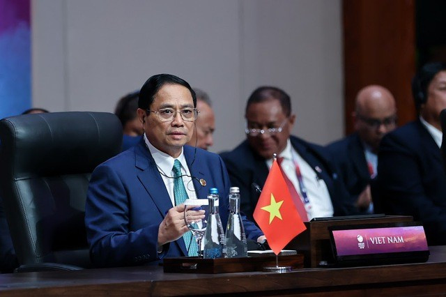 Thủ tướng Phạm Minh Chính phát biểu tại Hội nghị Cấp cao ASEAN-Canada. Thủ tướng Phạm Minh Chính phát biểu tại Hội nghị Cấp cao ASEAN-Canada.