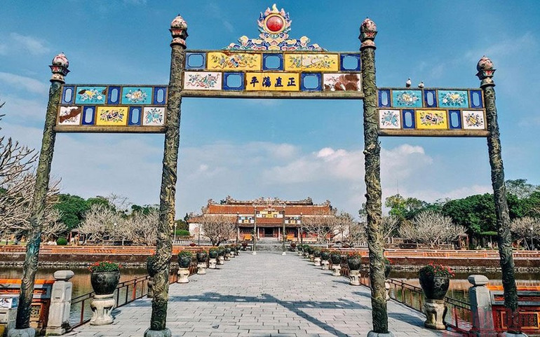 Di tích Kinh thành Huế. (Ảnh: MINH DUY)