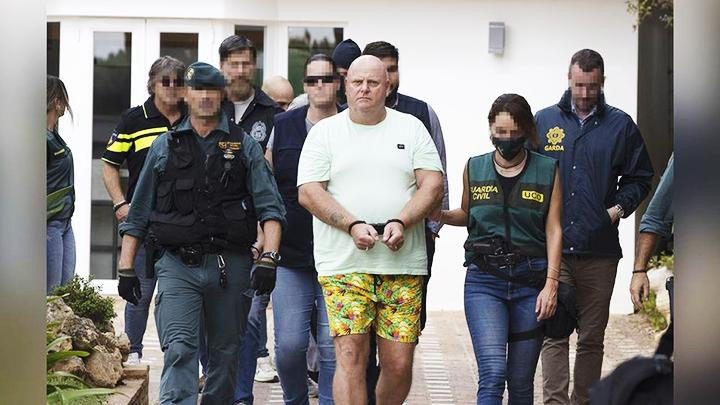 Đối tượng Morrissey bị bắt giữ. Ảnh: SUNDAY WORLD