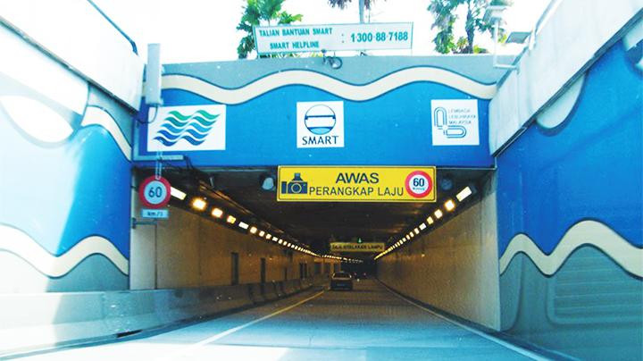 Hầm thoát nước kiêm phục vụ giao thông tại Kuala Lumpur.