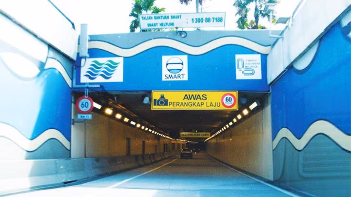 Hầm thoát nước kiêm phục vụ giao thông tại Kuala Lumpur. Hầm thoát nước kiêm phục vụ giao thông tại Kuala Lumpur.