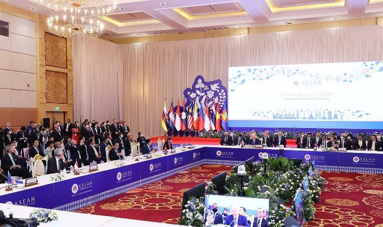 Quang cảnh Hội nghị Cấp cao ASEAN-Hoa Kỳ. (Ảnh: NHẬT BẮC)