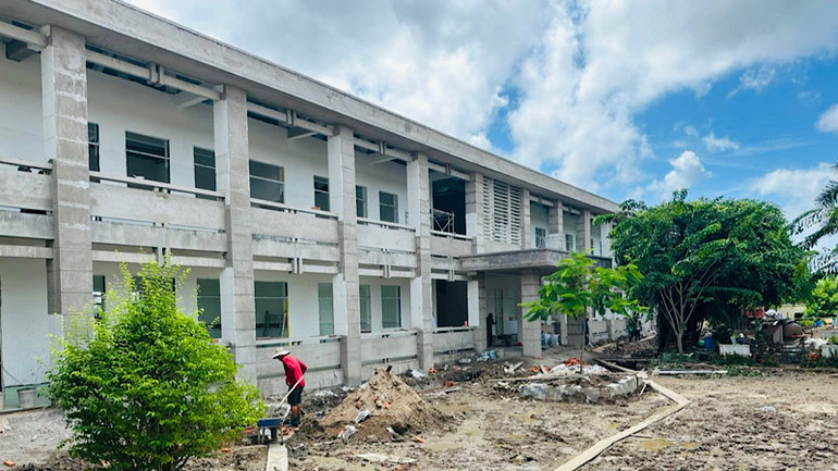 Thị xã Giá Rai đang rất quan tâm đẩy nhanh tiến độ xây dựng các phòng học mới. Thị xã Giá Rai đang rất quan tâm đẩy nhanh tiến độ xây dựng các phòng học mới.