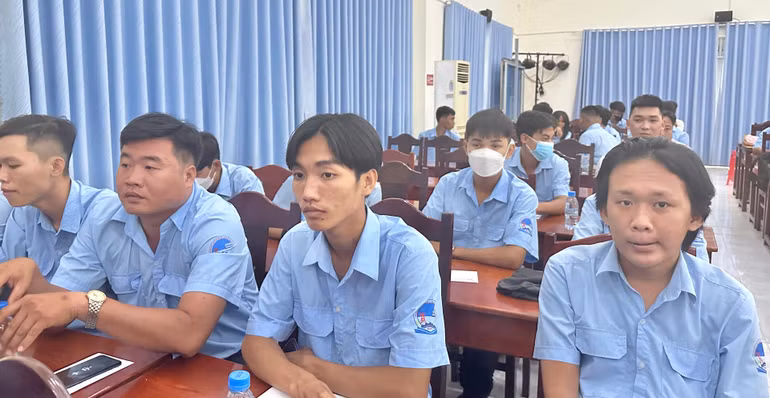 Nhiều học sinh, thanh niên tại địa phương chọn Trường cao đẳng Nghề Bạc Liêu học tập. (Ảnh: TRỌNG DUY)