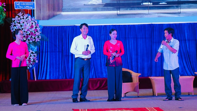 Một tiết mục tham gia hội thi.