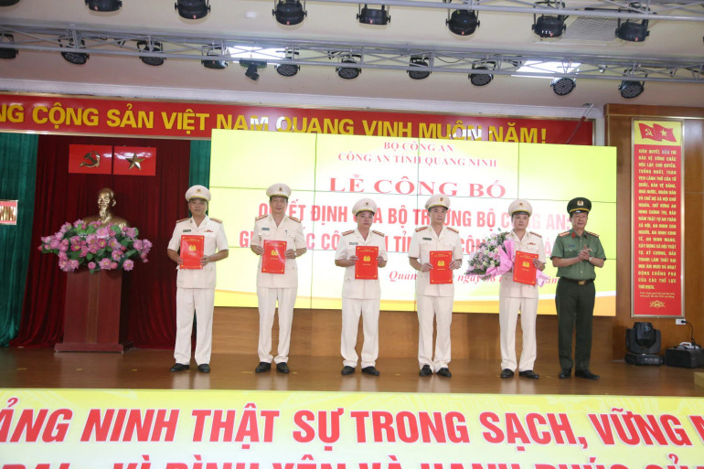 Công an tỉnh Quảng Ninh sáp nhập nhiều đơn vị nghiệp vụ (tháng 9/2023).