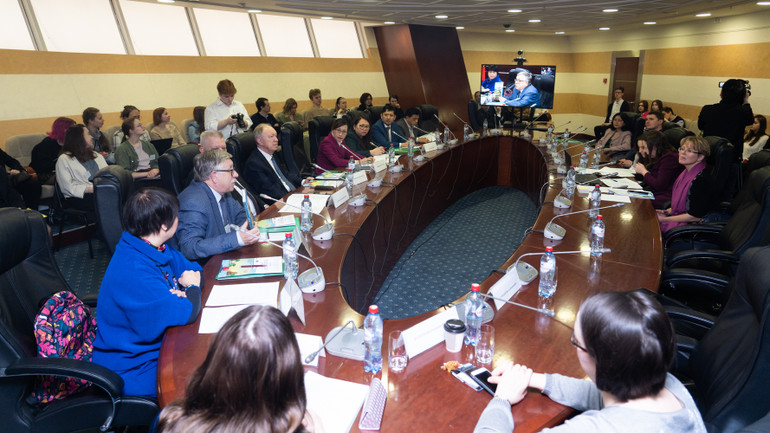 Cuộc thi thu hút sự quan tâm của nhiều chuyên gia Nga. (Ảnh: THANH THỂ)