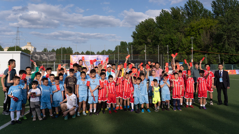 Các cầu thủ nhí người Việt tại Moskva. (Ảnh: THANH THỂ) Các cầu thủ nhí người Việt tại Moskva. (Ảnh: THANH THỂ)