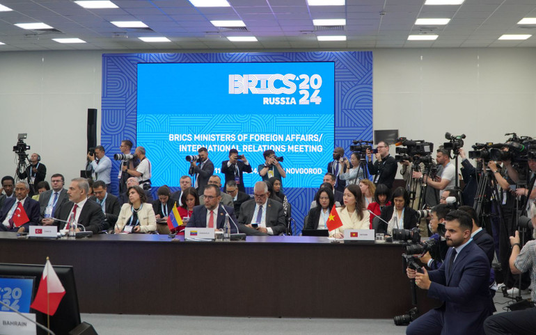 Phiên họp BRICS.