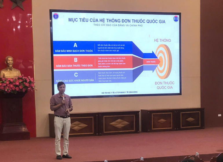 Hệ thống thông tin quốc gia về quản lý kê đơn thuốc mới liên thông gần 170 triệu đơn từ hơn 20 nghìn cơ sở khám, chữa bệnh và hơn 100 nghìn bác sĩ. Hệ thống thông tin quốc gia về quản lý kê đơn thuốc mới liên thông gần 170 triệu đơn từ hơn 20 nghìn cơ sở khám, chữa bệnh và hơn 100 nghìn bác sĩ.
