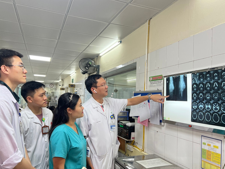 Người phụ nữ mắc những tổn thương rất nặng nề.