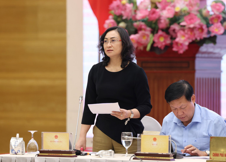 Thứ trưởng Công thương Phan Thị Thắng. (Ảnh: VGP)