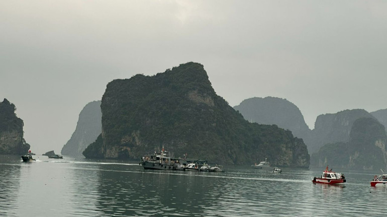 Các phương tiện đang khẩn trương tìm kiếm cứu nạn.