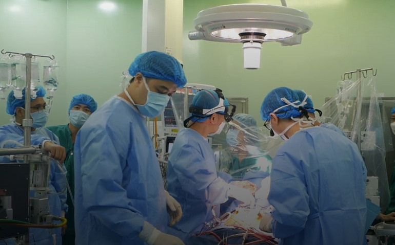 Bệnh nhân được phẫu thuật thành công.