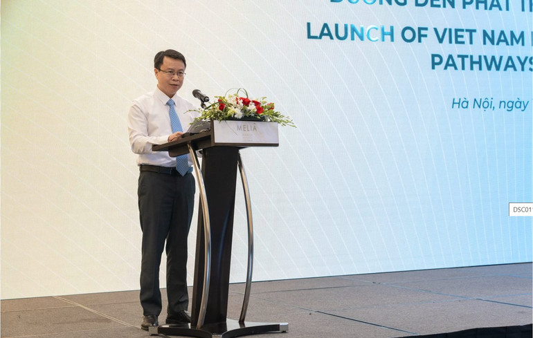 Ông Đoàn Ngọc Dương - Phó Cục trưởng Cục Điện lực và Năng lượng tái tạo phát biểu.