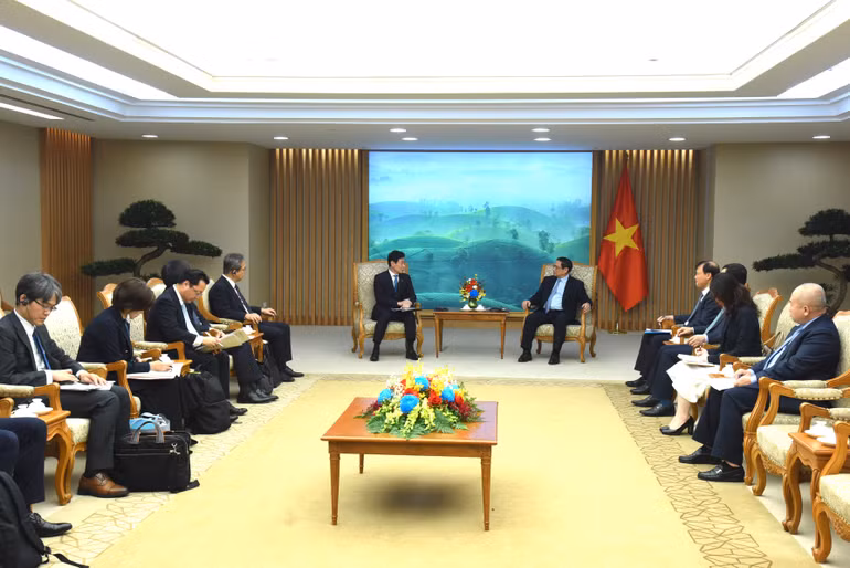 Quang cảnh buổi tiếp.