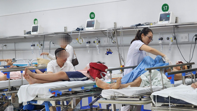 50% ca cấp cứu liên quan đến tai nạn giao thông.