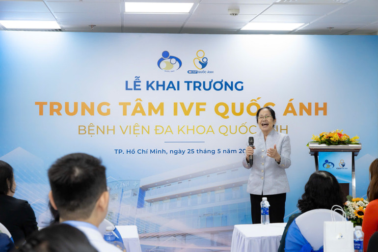 Giáo sư, Tiến sĩ Nguyễn Thị Ngọc Phượng chia sẻ về dự án nhân văn dành cho các gia đình hiếm muộn có thu nhập thấp.