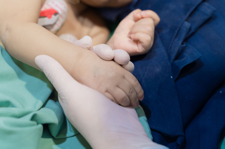 Bệnh nhi nhanh chóng hồi phục sau ca ghép. Bệnh nhi nhanh chóng hồi phục sau ca ghép.