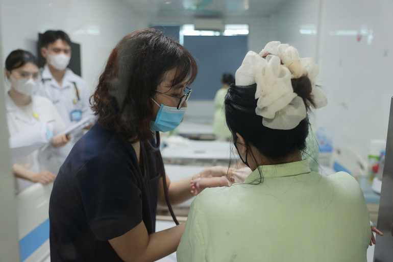 Bệnh viện Thanh Nhàn đang điều trị cho 12 ca mắc Covid-19.