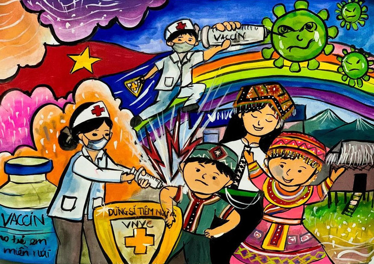 Tranh của bé Lô Ngọc Bảo Trân.