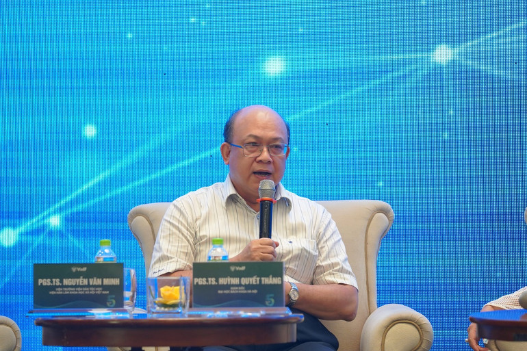 Phó Giáo sư, Tiến sĩ Huỳnh Quyết Thắng, Giám đốc Đại học Bách khoa Hà Nội.