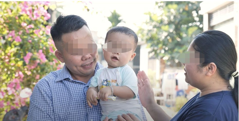 Anh L.V. L., chị H.T.H. (Đồng Nai) đã có cậu con trai khỏe mạnh, không mang gene bệnh.