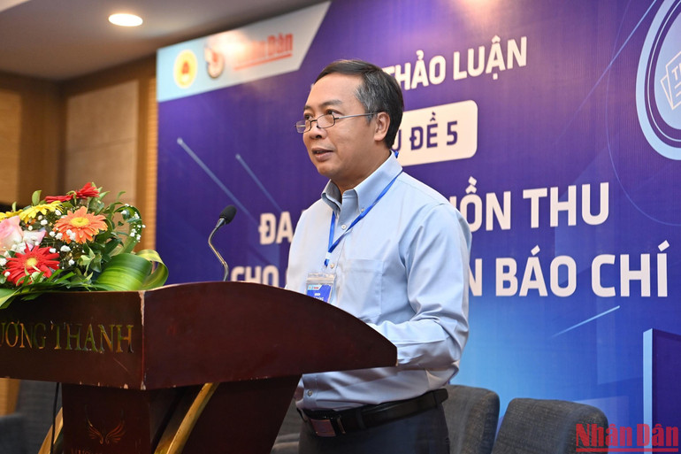 Ông Lê Trọng Minh, Tổng Biên tập Báo Đầu tư. (Ảnh: ĐĂNG KHOA)