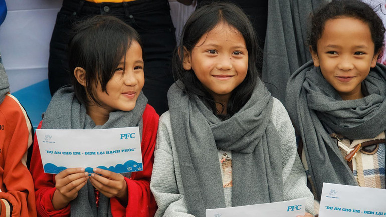 "Dự án Cho em" đạt được nhiều kết quả tốt đẹp, tạo cơ hội cho em nhỏ khó khăn. (Ảnh: NVCC)