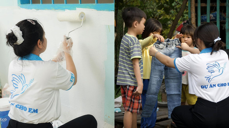 Lan tỏa tình yêu thương bằng sự chân thành, từ những hành động nhỏ nhất. (Ảnh: NVCC)