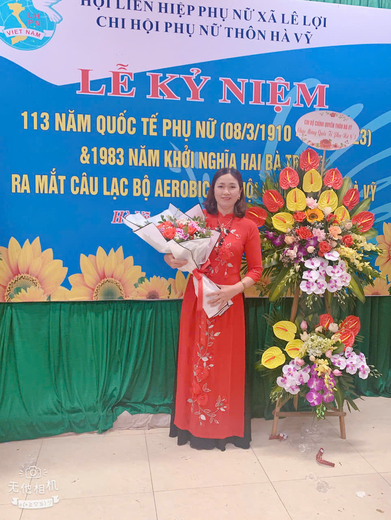 Chị Lê Thị Vinh (Thường Tín, Hà Nội).