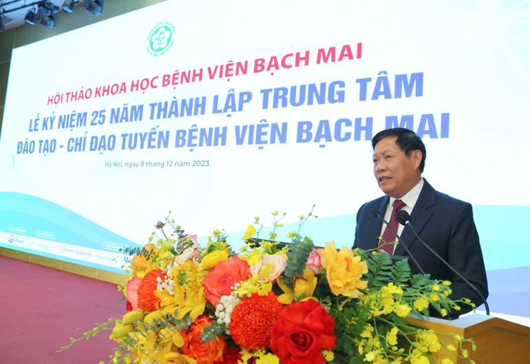 Thứ trưởng Y tế Đỗ Xuân Tuyên phát biểu.