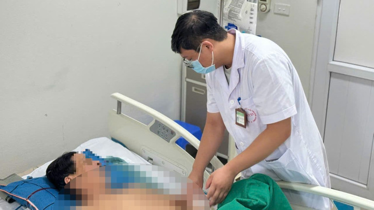 Bệnh nhân T.V.Đ đang dần bình phục.