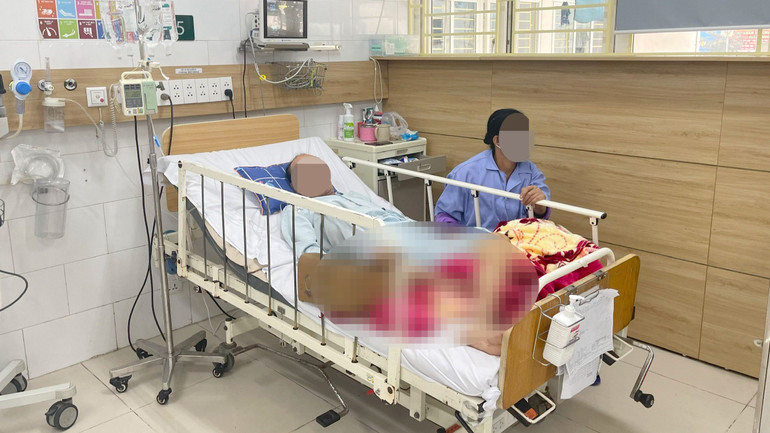 Bệnh nhân đang điều trị tại Bệnh viện Bạch Mai.