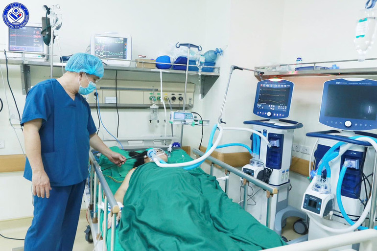 Sản phụ được chăm sóc đặc biệt.