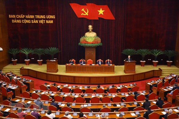 Tổng Bí thư Nguyễn Phú Trọng phát biểu. (Ảnh: Văn Điệp/TTXVN)