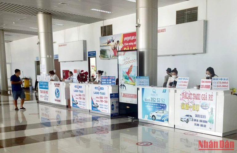 Bảng giá taxi tại sân bay Liên Khương.