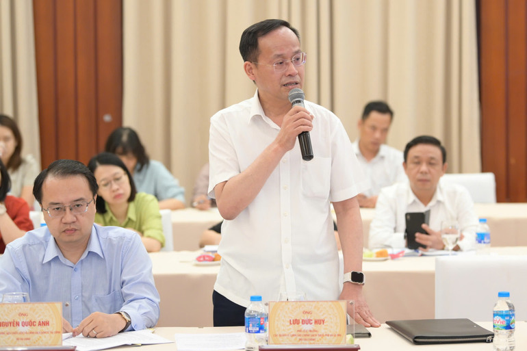 Ông Lưu Đức Huy, Phó Cục trưởng Cục Quản lý Giám sát chính sách thuế, phí và lệ phí, Bộ Tài chính.