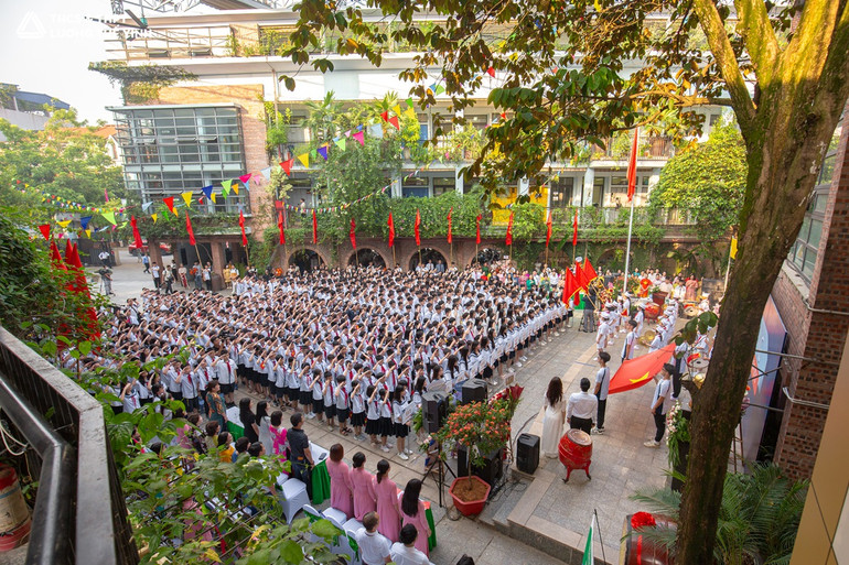 Lễ khai giảng năm học 2024-2025 với chủ đề "Lương Thế Vinh - Kiến tạo tương lai xanh".