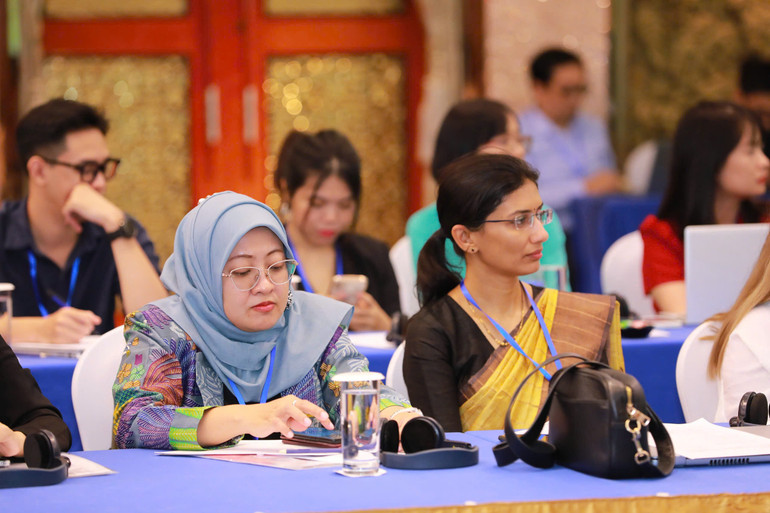 Chương trình có sự tham gia của nhiều đại biểu quốc tế.